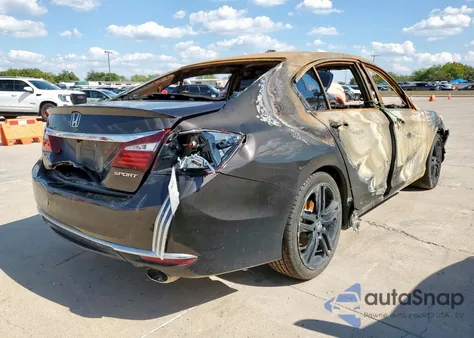 2017 Honda Accord Sport from USA, damaged, VIN 1HGCR2F58HA244259